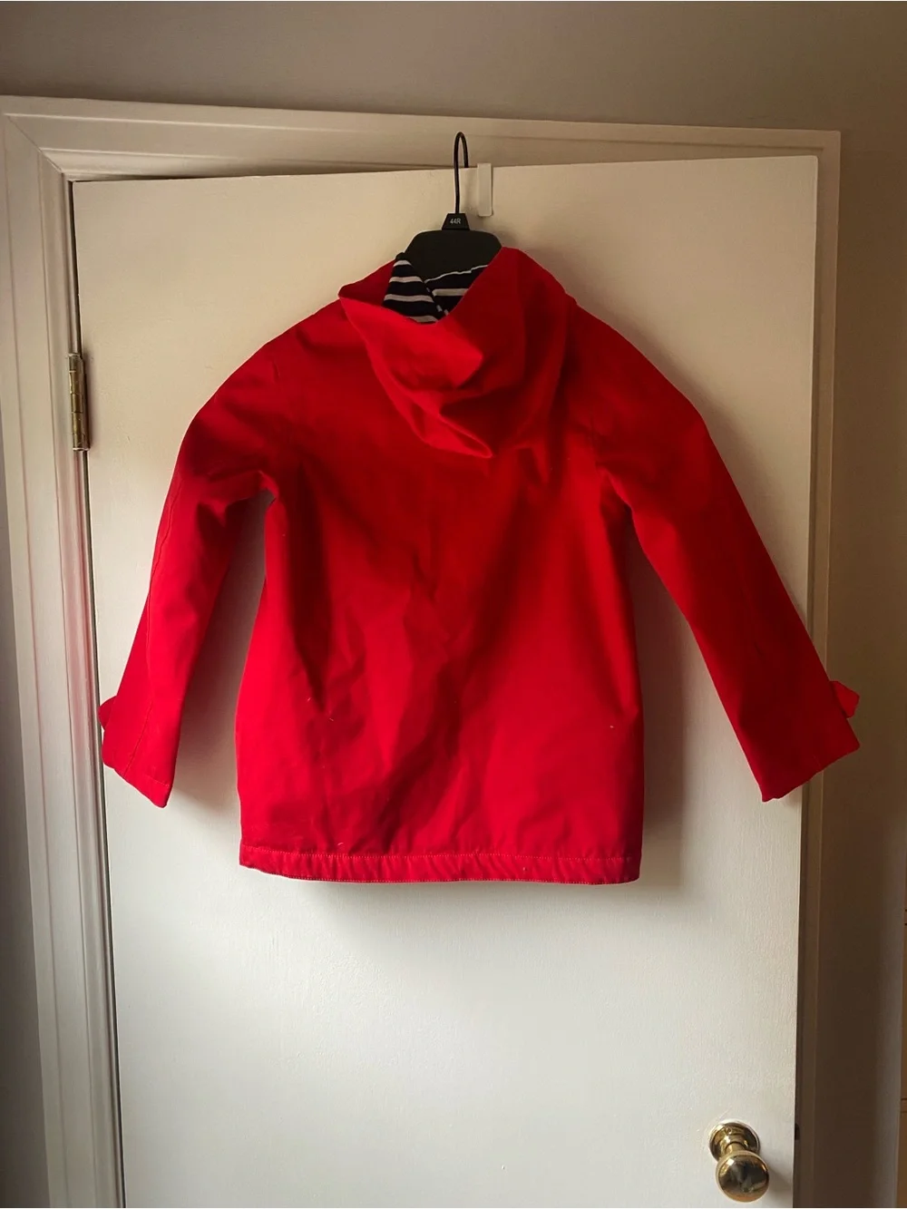Joules Bright Red Kids Hooded Raincoat